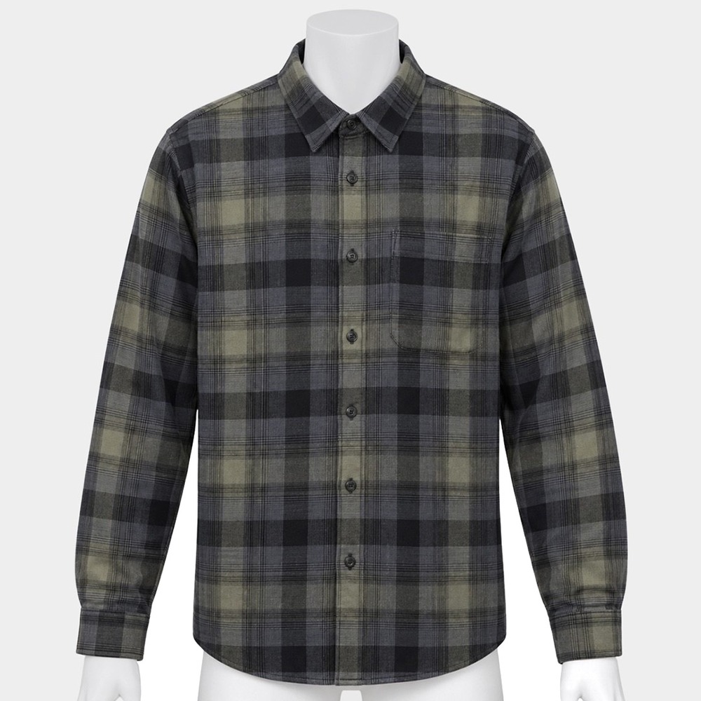 Mens Marmot Fairfax Novelty Flannel Shirt - NWT Size 2XL Black / Plaid #48247-A2